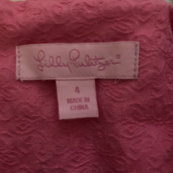 Pink Lilly Pulitzer shift dress size 4 - Picture 5 of 5